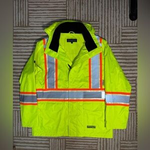 DAKOTA High-Visibility Safety Mens Jacket Class 2 Compliant Size Medium